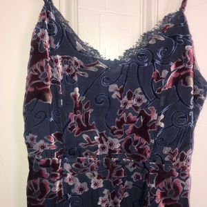 Francesca’s Velvet Flower Dress